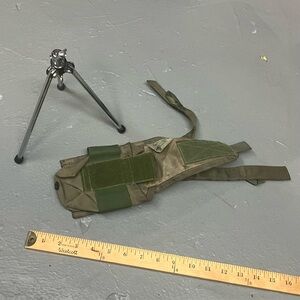 Green Tactical Holster with Tripod